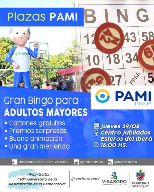Plazas PAMI