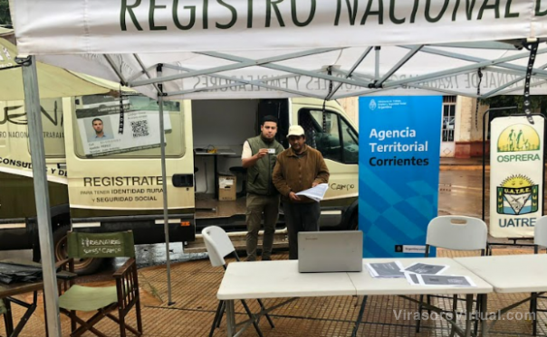 Operativo Móvil de Registración para trabajadores rurales en Corrientes