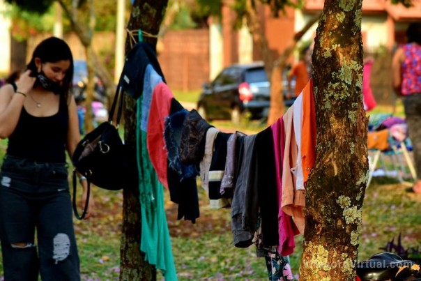 El parque lineal Tarragó Ros, el lugar donde se expusieron los productos de la feria americana