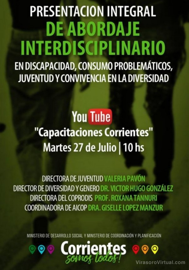 Presentación Integral de Abordaje Interdisciplinario en forma virtual