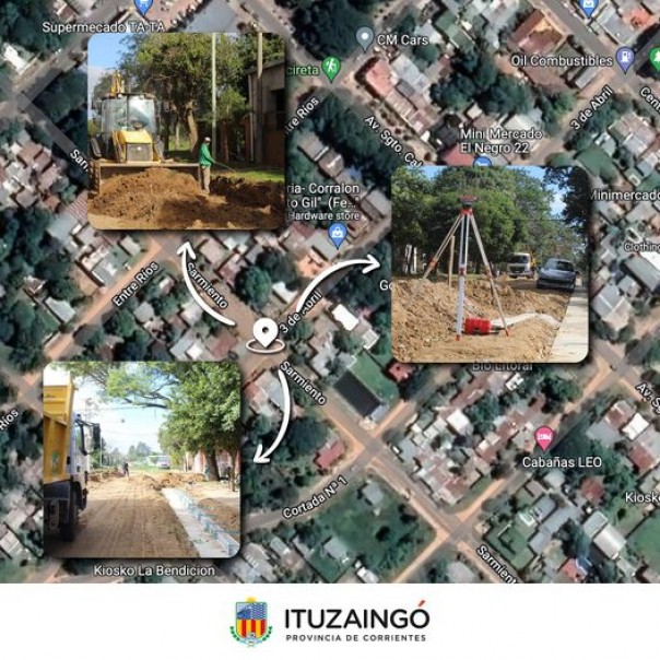 ¡Siguen avanzando la obras públicas en la ciudad!