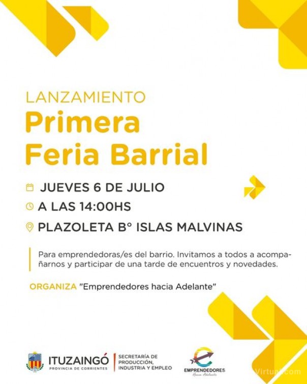 Primera feria barrial