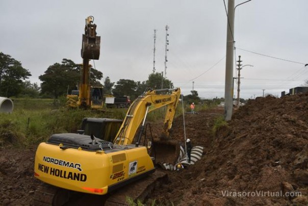 La Provincia ejecuta con buen ritmo la tercera etapa del entubamiento de avenida Alta Gracia