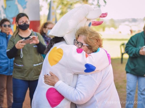 Disfrutando juntos entre generaciones