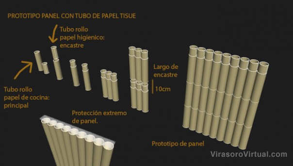 Utilizando tubos de cartón diseña panel que mejora eficiencia térmica en construcciones
