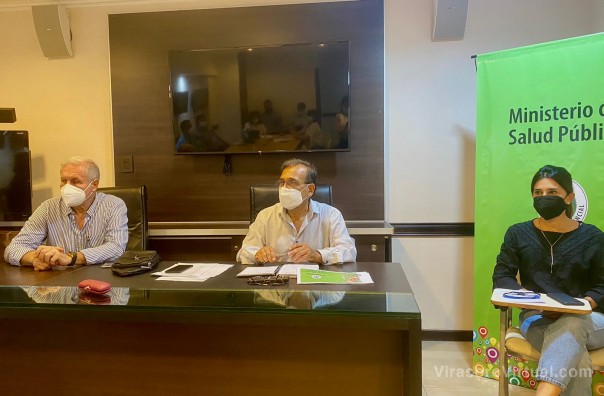 Cardozo analizó la evolución de la pandemia con directores de hospitales regionales