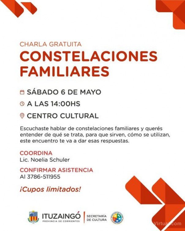 Charla gratuita: Constelaciones Familiares
