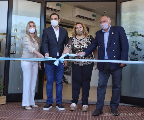 En San Carlos, Valdés inauguró el nuevo edificio del Banco de Corrientes