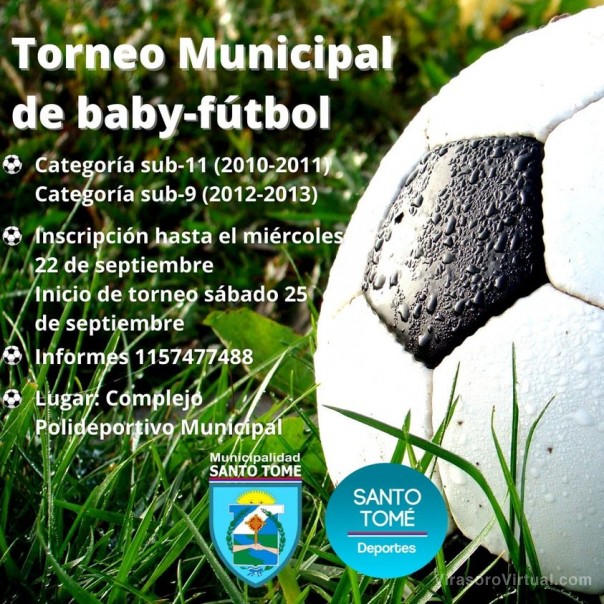 Torneo municipal de baby futbol
