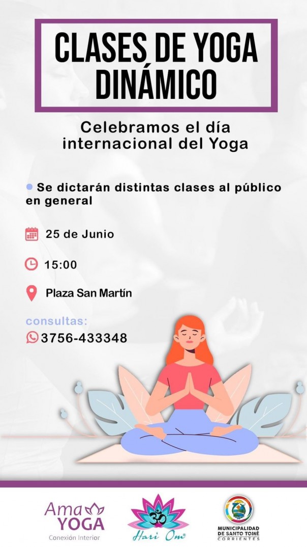 Clase abierta de yoga