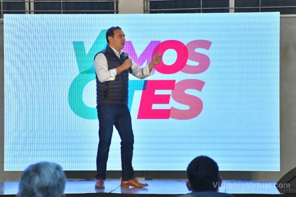 Desde Santo Tomé Gustavo Valdés convocó al peronismo que soñaba con un país potencia a sumarse a su proyecto