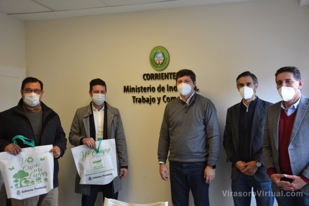El Gobierno provincial y Andreani firmaron un convenio para promover la marca Hecho en Corrientes