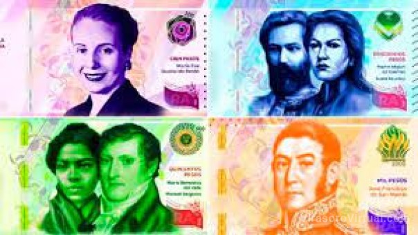 Nuevos billetes: Evita, Azurduy y del Valle reemplazan a los animales