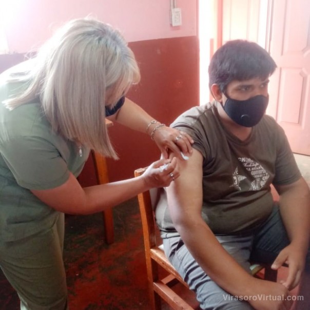 Refuerzo de vacunas en zona rural