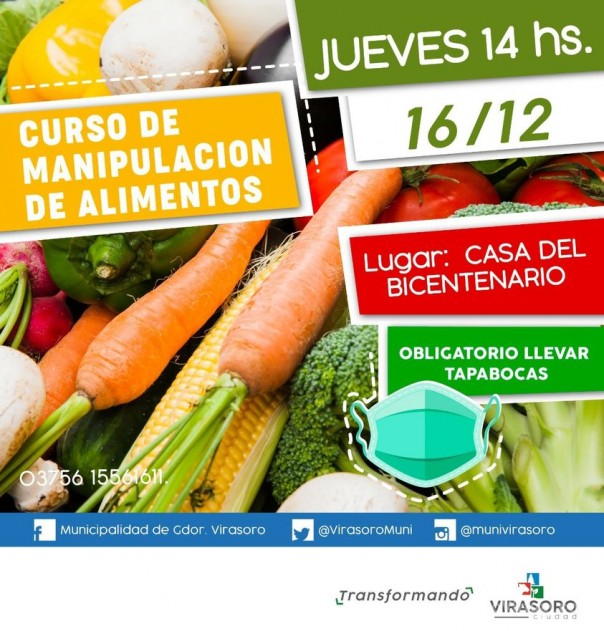 Curso de Manipulación de Alimentos