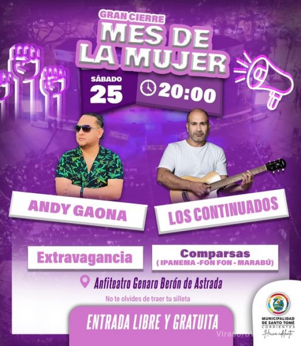 ¡GRAN CIERRE MES DE LA MUJER!