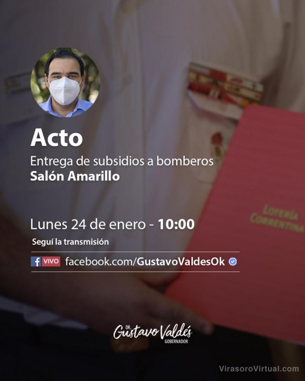 Hoy se entregará subsidios a Bomberos en Gobernación