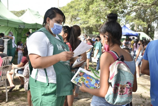 La Provincia brindó múltiples prestaciones sanitarias en el barrio Esperanza