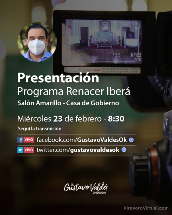 Presentan el Programa Renacer Iberá