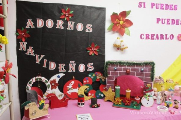 Exposición de trabajos de los cursos realizados durante el año en la Casa de la Mujer
