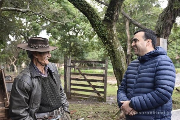 Hace unos días visitamos a Don Kigental, un vecino del barrio Itacuá