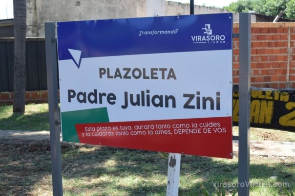 Nueva iluminación para plazoleta Julián Zini