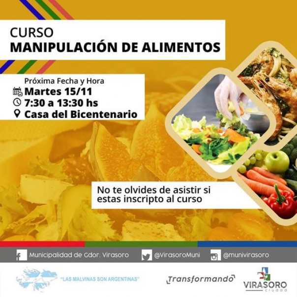 Curso Manipulación de Alimentos