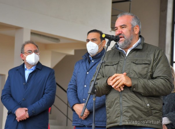 Con vistas a mejorar la infraestructura vial, Valdés inauguró la Planta de Elaboración de Concreto Asfáltico
