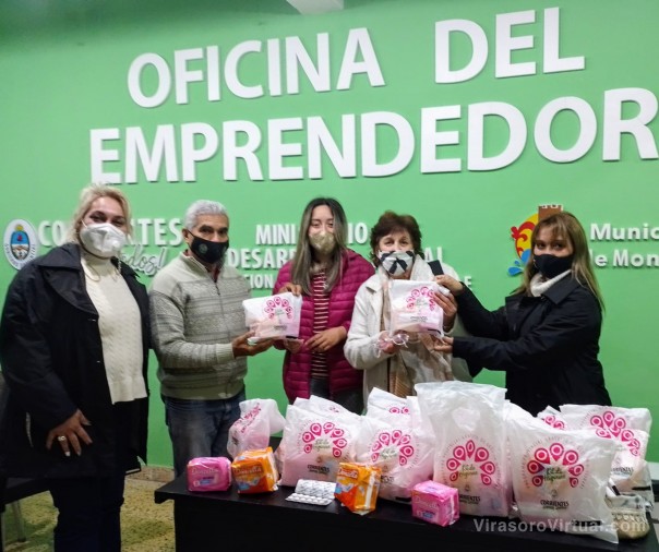 Desarrollo Social realizó la entrega de kits igualitarios y etiquetas a emprendedores del Interior