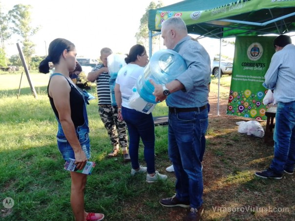 Se realizó operativo integral de Agua Potable en Cada Hogar en  Virasoro