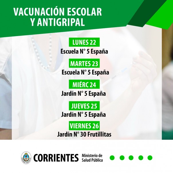 Salud Pública comunica cronograma de las vacunas contra el Covid-19 y la Antigripal