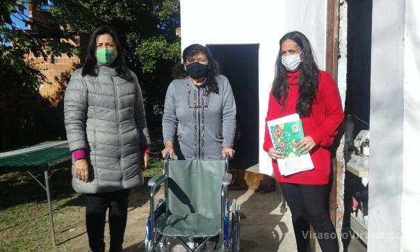 Desarrollo Social entregó silla de ruedas