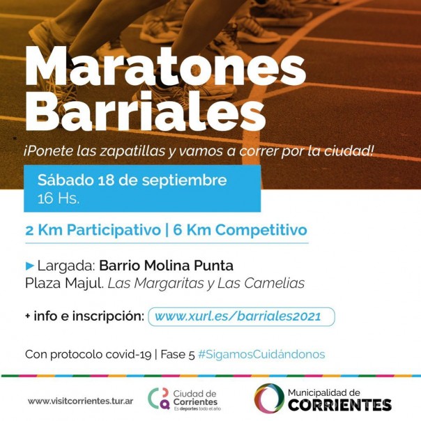 En el barrio Molina Punta se realizarán las Maratones Barriales