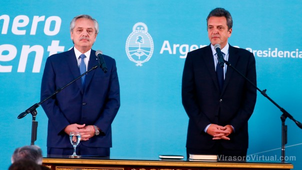 Presencia renovadora correntina en la asunción de Sergio Massa como “superministro”