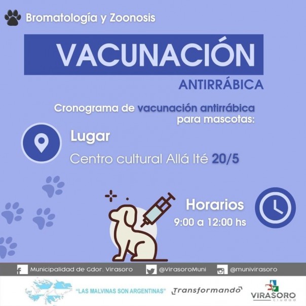 Jornada de vacunación antirrábica