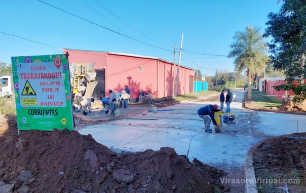 Barrio 17 de Agosto: La Provincia terminó de pavimentar Lavalle y sigue por Alejandro Dumas