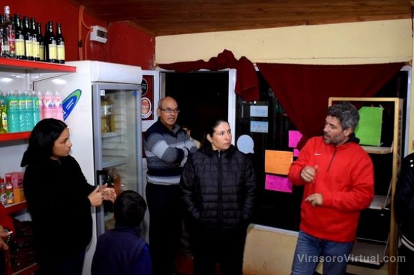 Emiliano Fernandez Recalde visitó a los vecinos del barrio 36