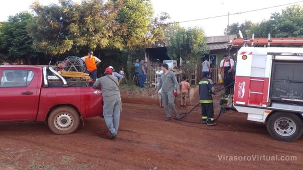 incendio en el Barrio Esperanza