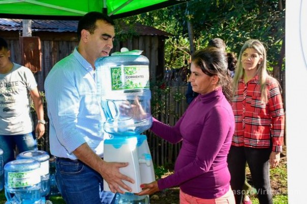 En el marco del Programa “Agua Potable en cada Hogar” del Gobierno Provincial