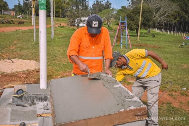 ¡Estan renovando la plazoleta del Bajo Atalaya!