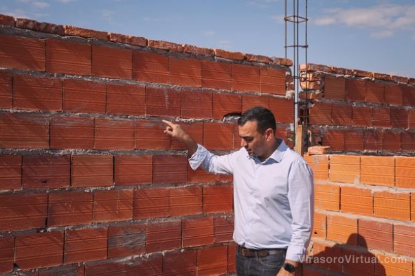 En el Complejo Polideportivo avanza la construcción de la pileta semi olímpica