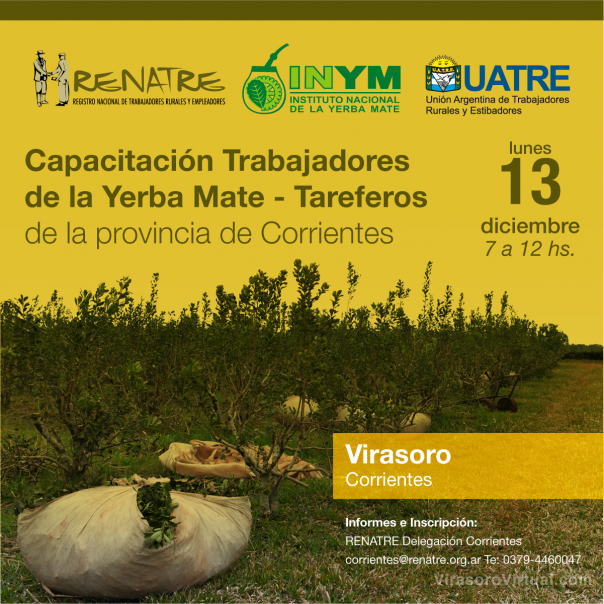 Capacitan a trabajadores forestales y yerbateros