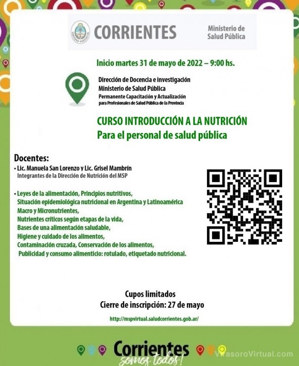Se capacitará a trabajadores de Salud Pública a través del Campus Virtual del Ministerio