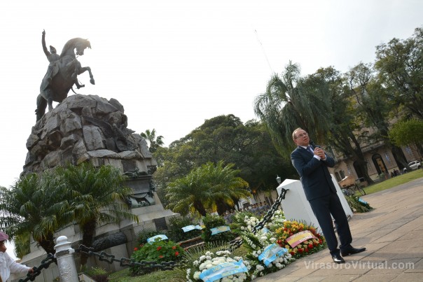 En Capital, Tassano encabezará el acto en homenaje a San Martín por el 171º aniversario de su muerte