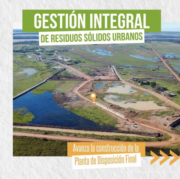 Mirá cómo avanzan las obras de Gestión Integral de Residuos Sólidos Urbanos
