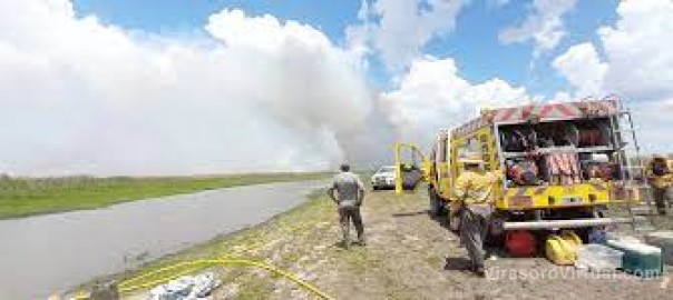 Iberá: el fuego que arrasó en Carambola se extiende y analizan cerrar otro portal
