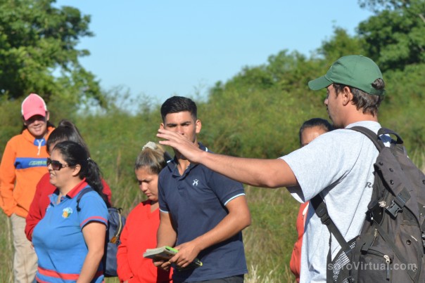 Alumnos del Centro de Formación Rural Las Colinas visitaron la reserva Tají Poty
