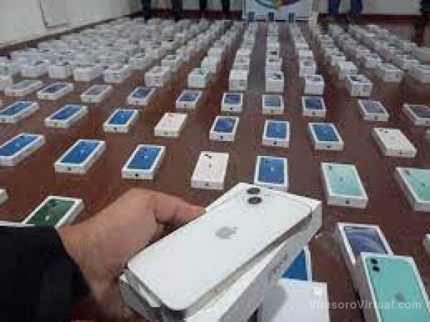 ingresaron celulares desde Paraguay con un aforo de más de $16 millones