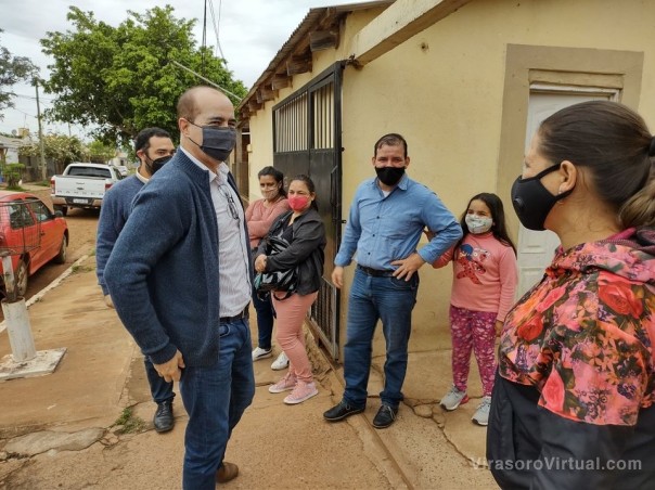 El intendente Mariano Garay visito a productores de Paraje Los Bretes
