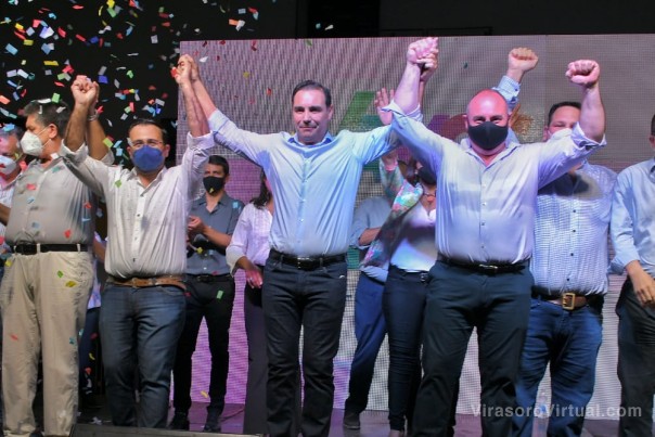 Valdés convocó a los saladeños a reconstruir la ciudad y recuperar el potencial productivo